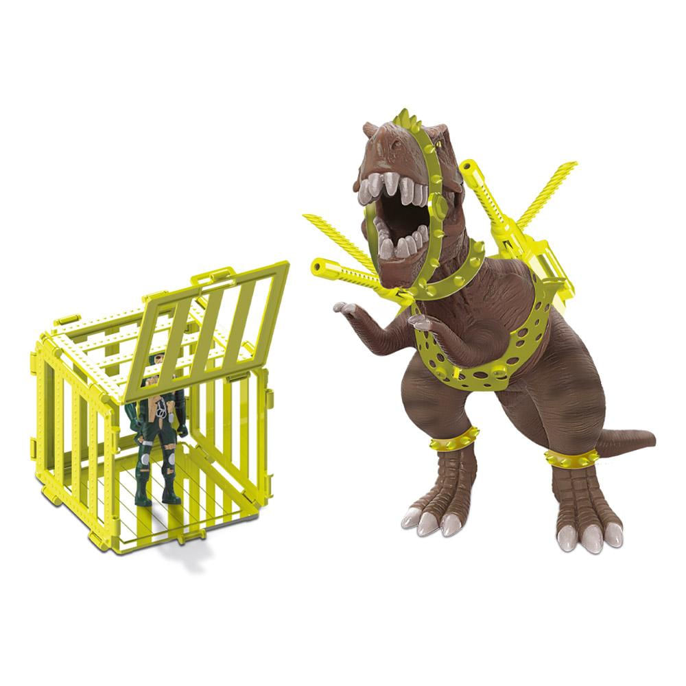 T-Rex Attack com Gaiola 0098 Samba Toys