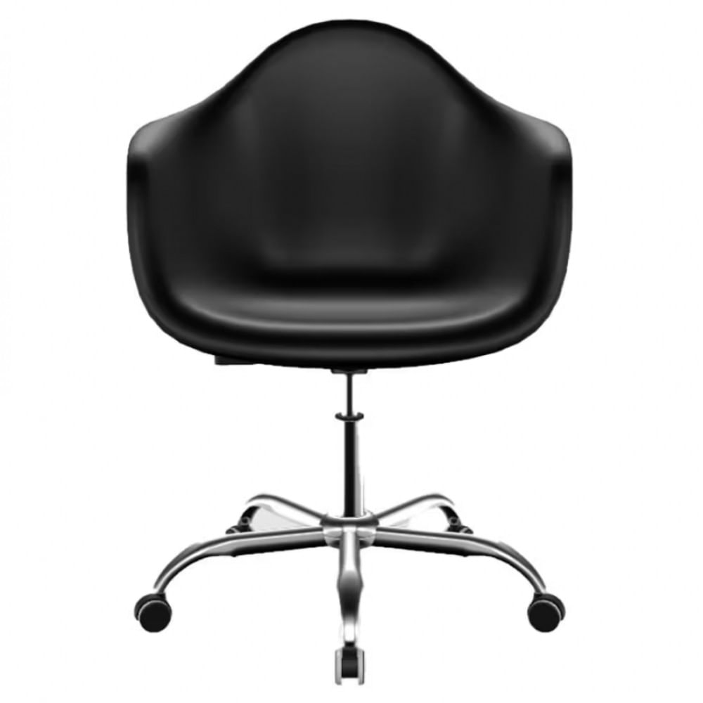 Cadeira de Jantar SeatCo Eames Arm PP com Regulagem de Altura e Pés com Rodízios