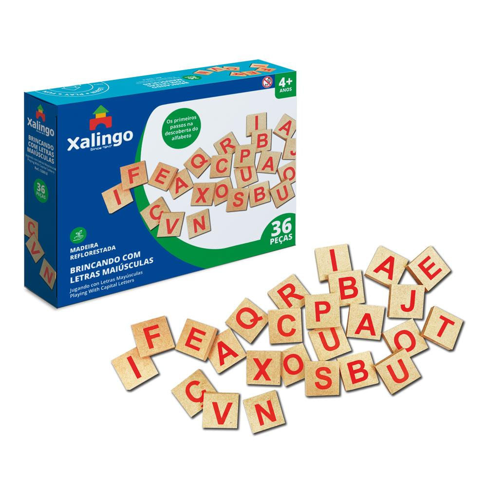 Jogo Brincando com as Letras 36 Peças Xalingo 5269.8