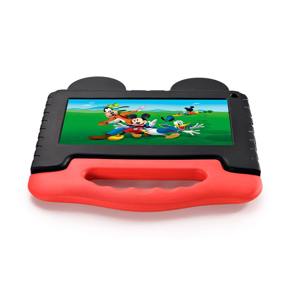 Tablet Infantil Multilaser Mickey 32GB Tela 7" Câmera Single 1.3MP Preto