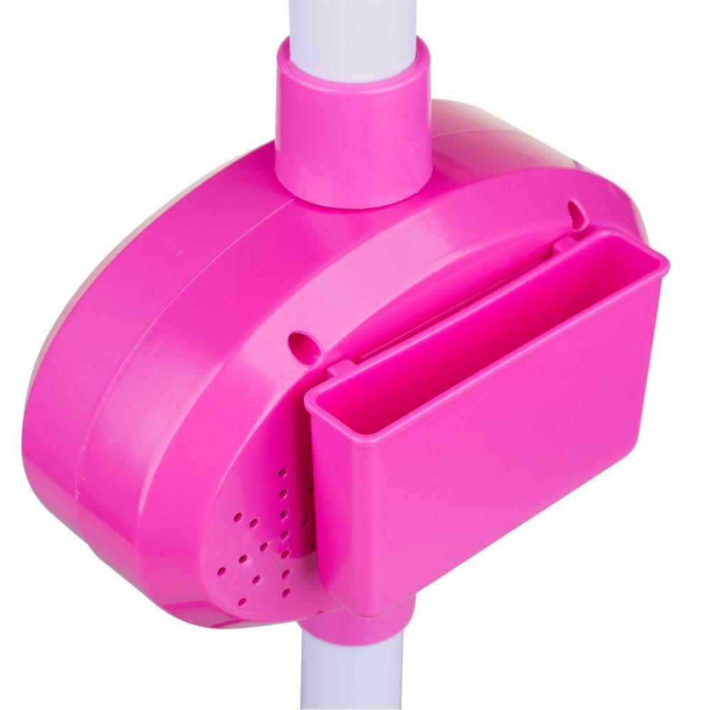 Microfone com Pedestal Musical Star Play&Fun Rosa