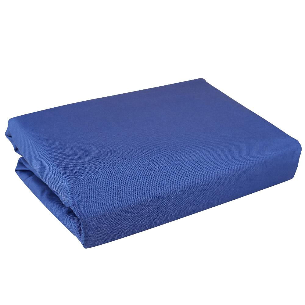 Lençol com Elástico Queen Microfibra Cazza Azul