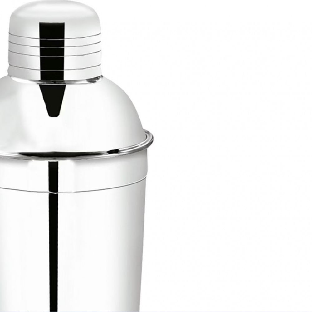 Coqueteleira Dynasty Open Bar com Tampa com Filtro 500 ml Inox