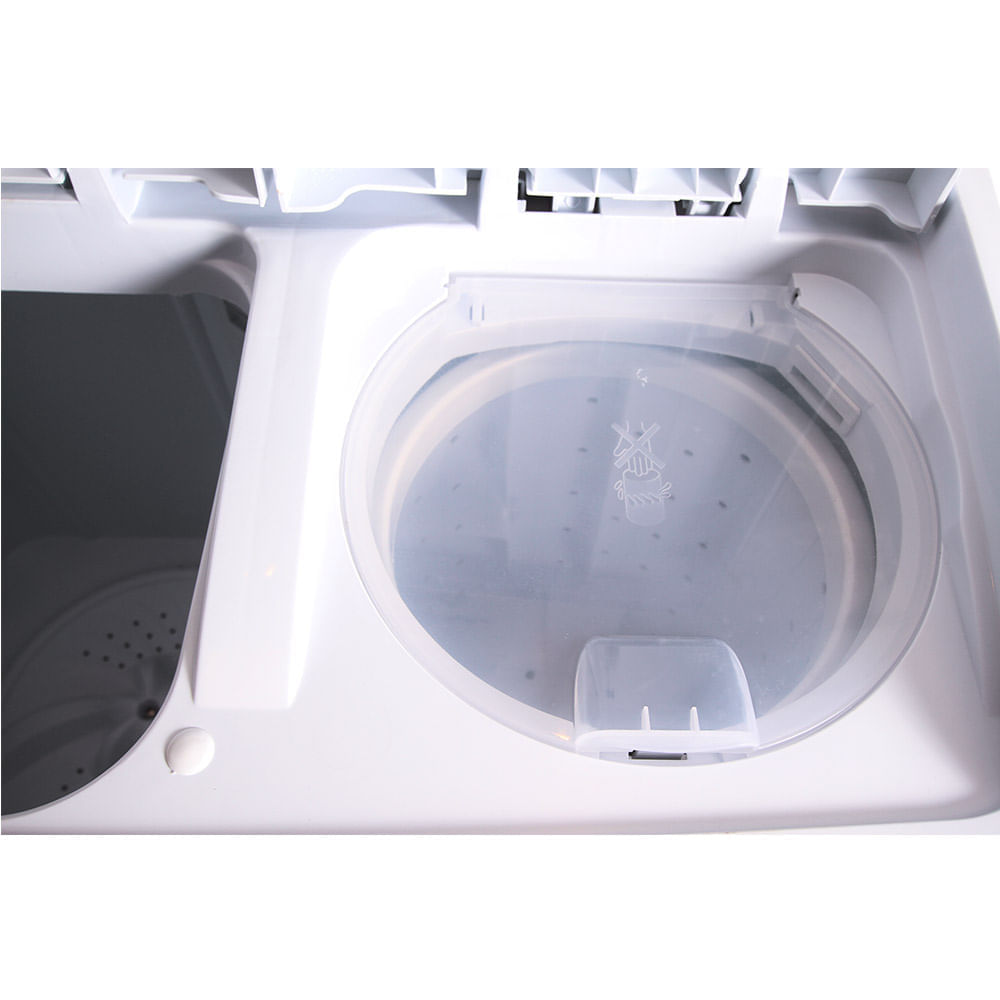 Lavadora e Centrifuga Praxis 10kg 2 em 1 Branca Twin Tub - 220 Volt 220 Volts