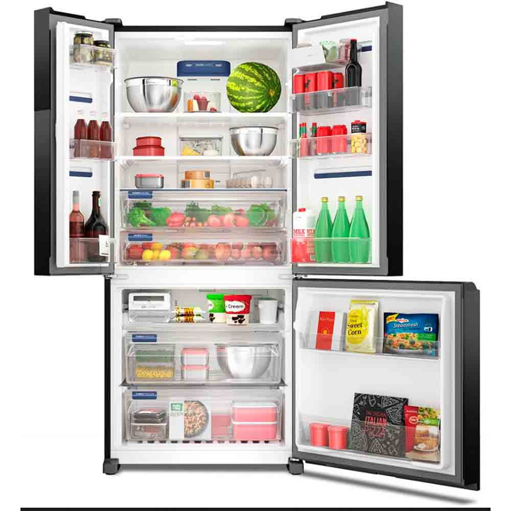 Geladeira Electrolux Multidoor Efficient IM8B Frost Free com Tecnologia Inverter e AutoSense 590 L Preto / 110V