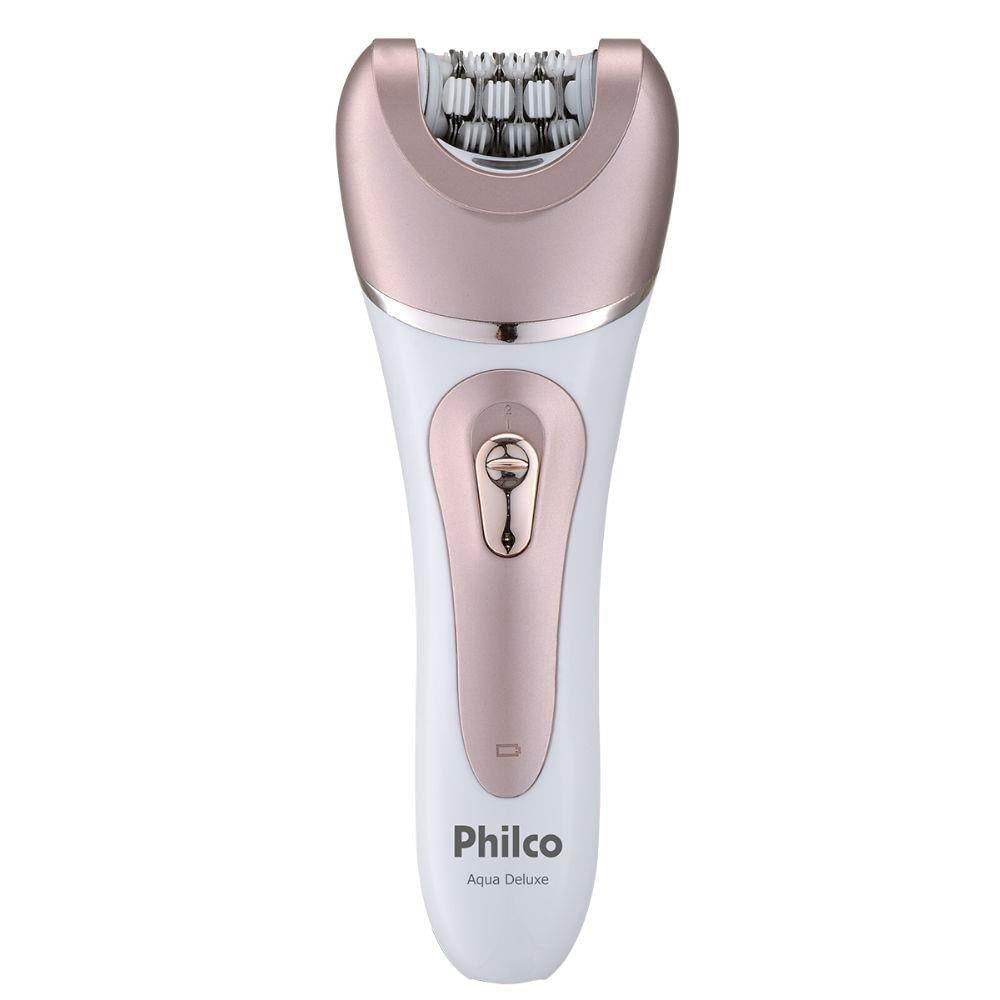 Depilador Philco Aqua Deluxe, 2 Velocidades, PDP01 Rosa / Bivolt