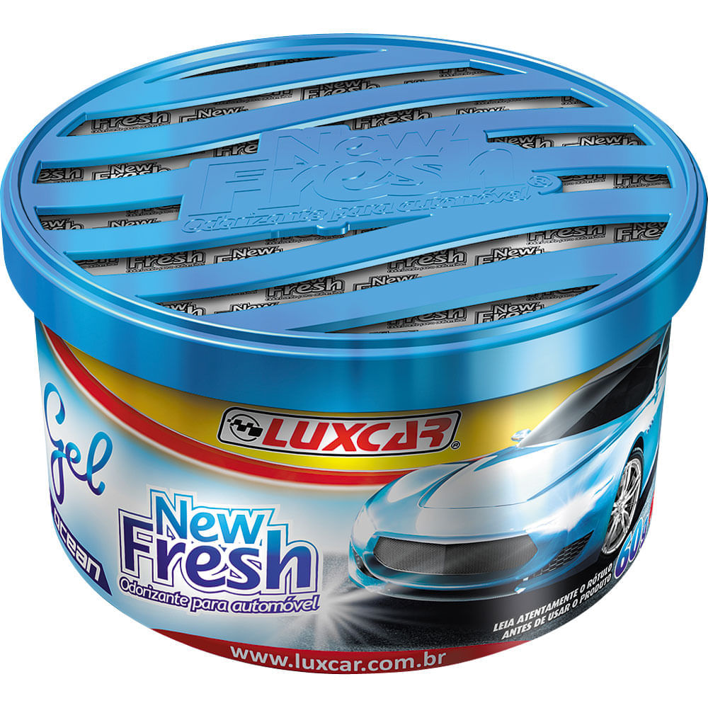 Odorizante New Fresh Gel 4744 60g Luxcar Ocean