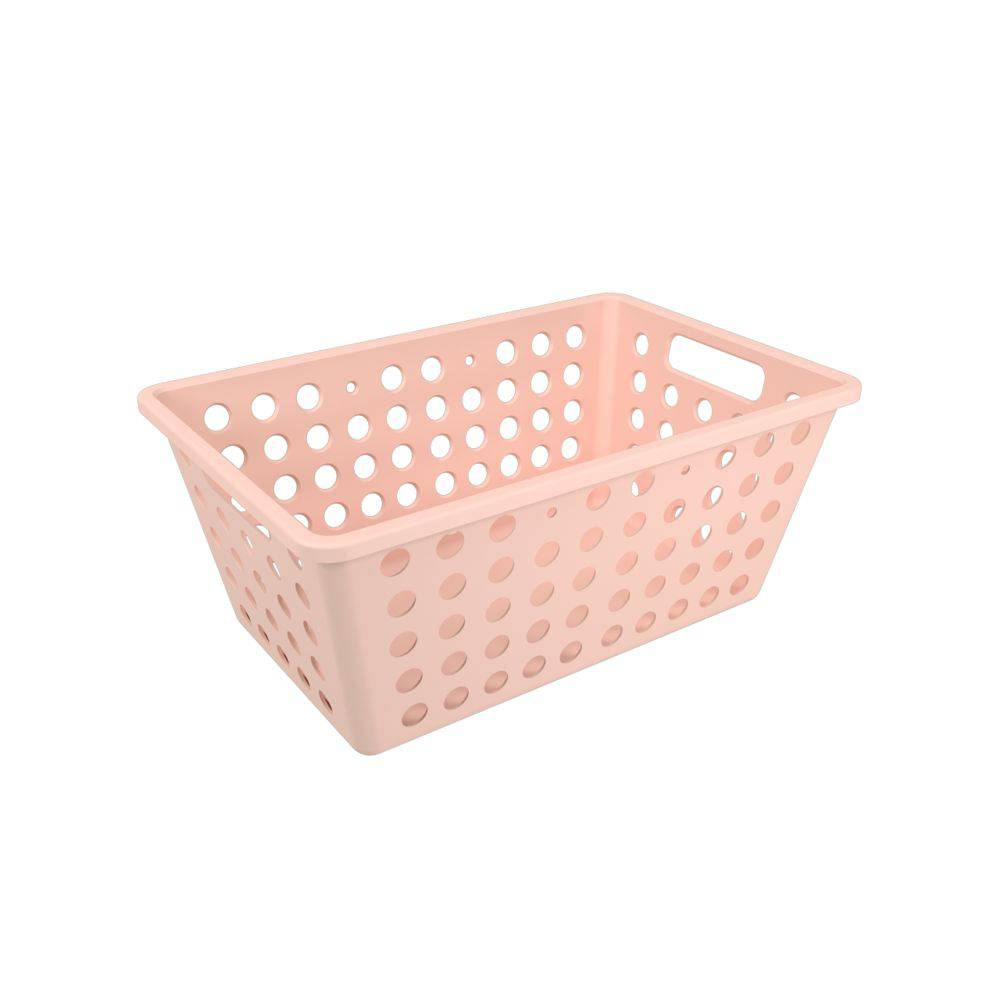 Cesta Grande One Coza com Alça 10806 Coza Rosa Blush