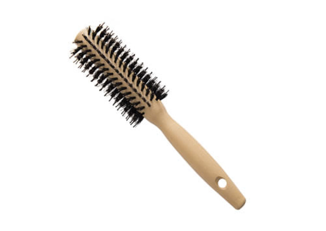 Escova de Cabelo Madeira Profissional com Cerdas de Javali Escobel 927