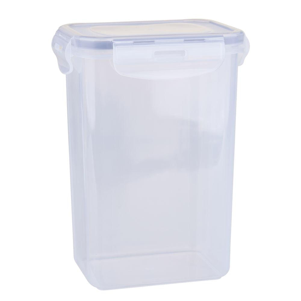 Pote Porta Mantimento Hermético 1300ml Quadrado Casa do Chef Easy Fresh