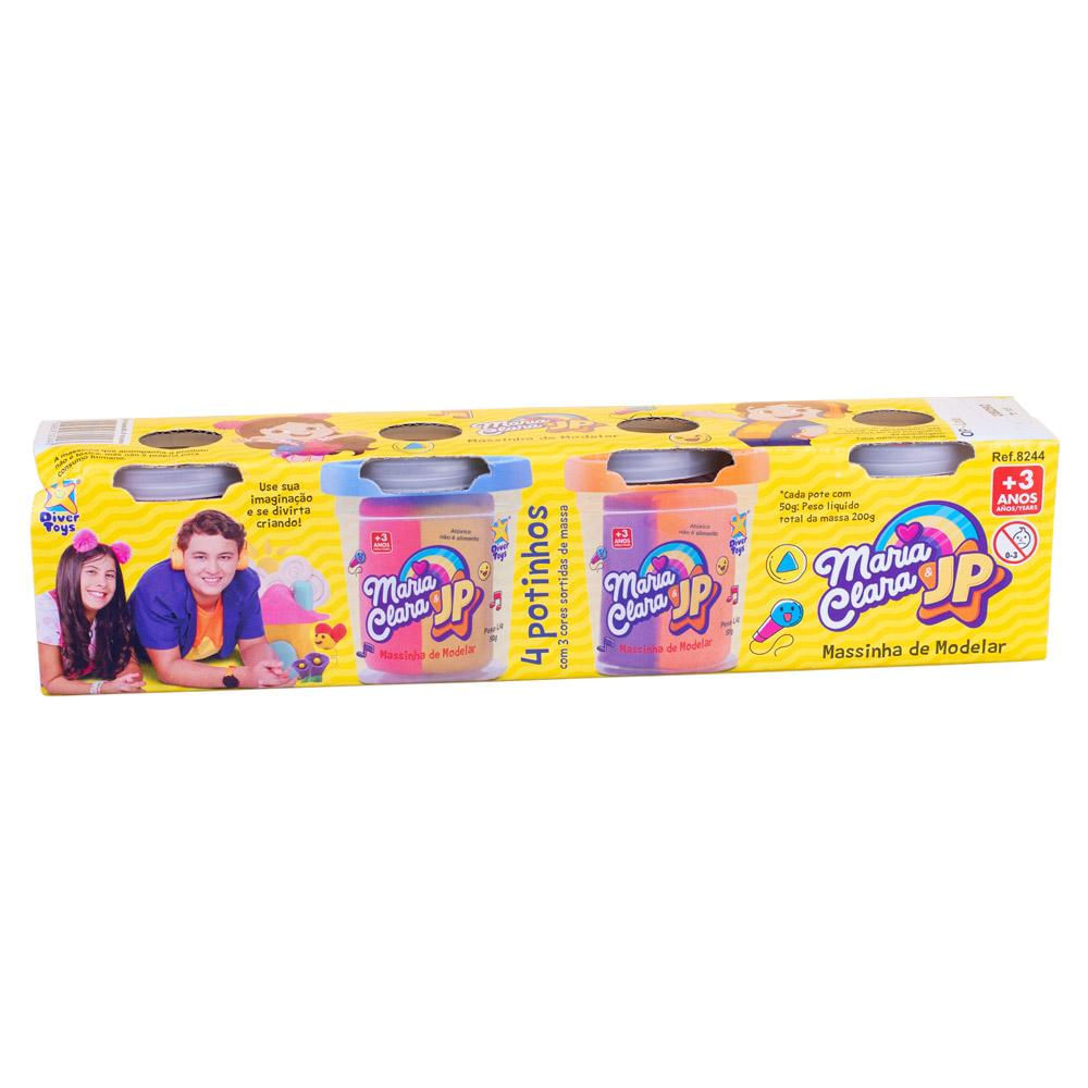Kit c/ 4 Massinhas Maria Clara e JP 8244 Divertoys