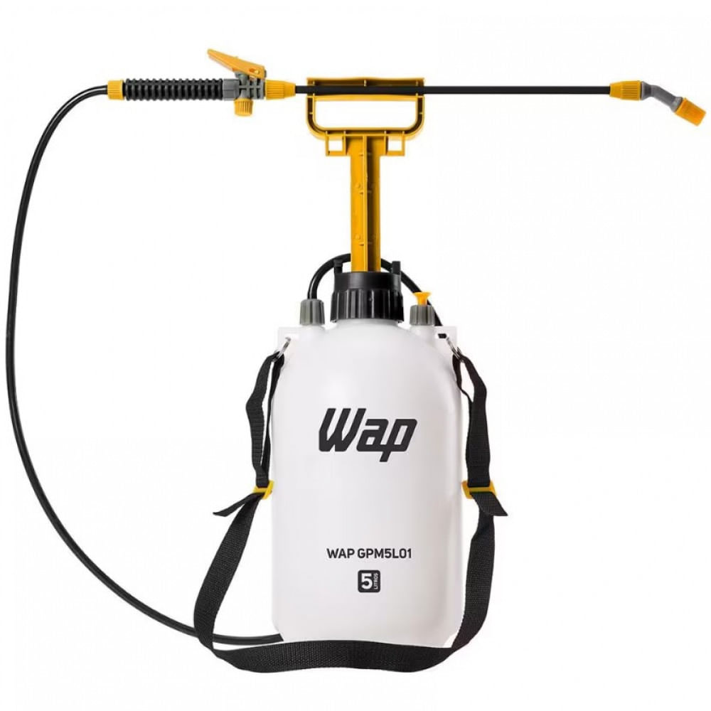 Pulverizador Lateral 5 Litros Wap GPM5L01 com Jato Regulável e Compressão Prévia Branco