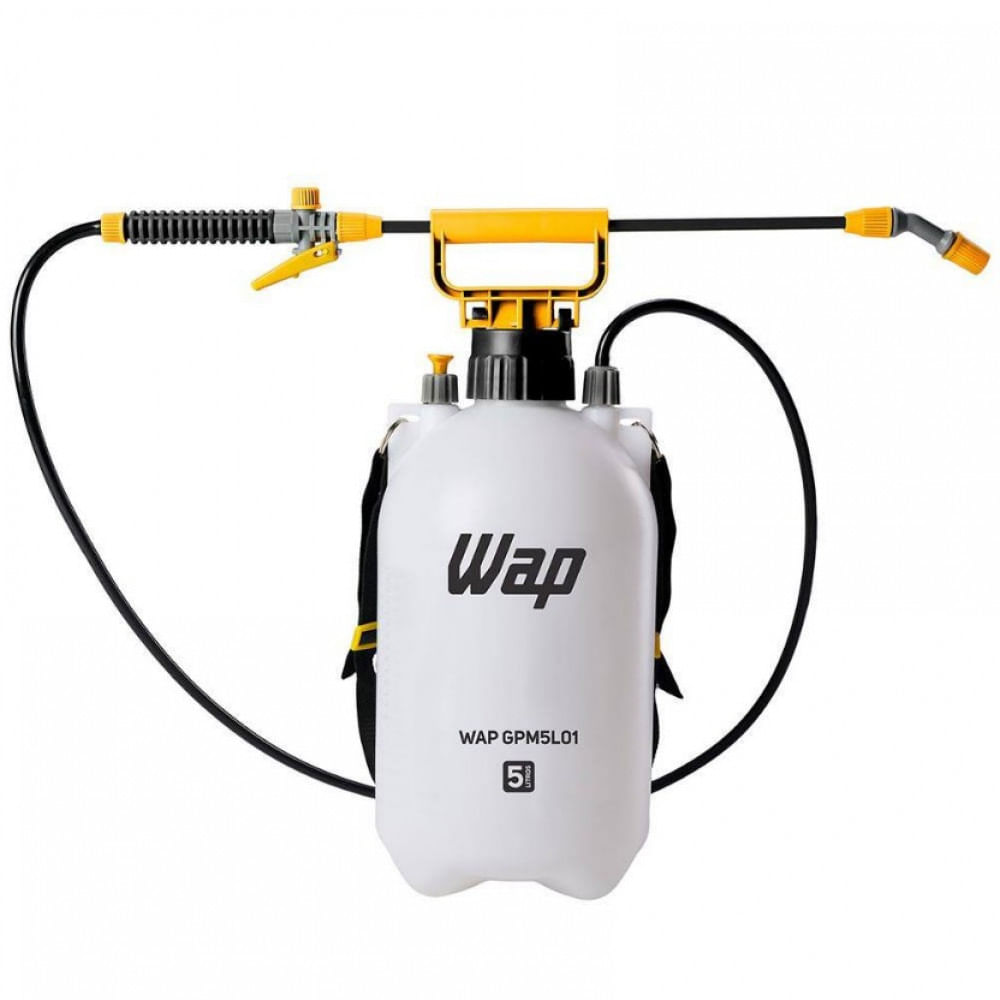 Pulverizador Lateral 5 Litros Wap GPM5L01 com Jato Regulável e Compressão Prévia Branco