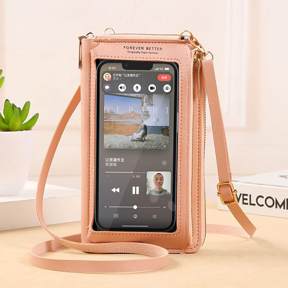 Acessórios Bolsa Pequena Quadrada Porta Cartão Bolsa para Celular