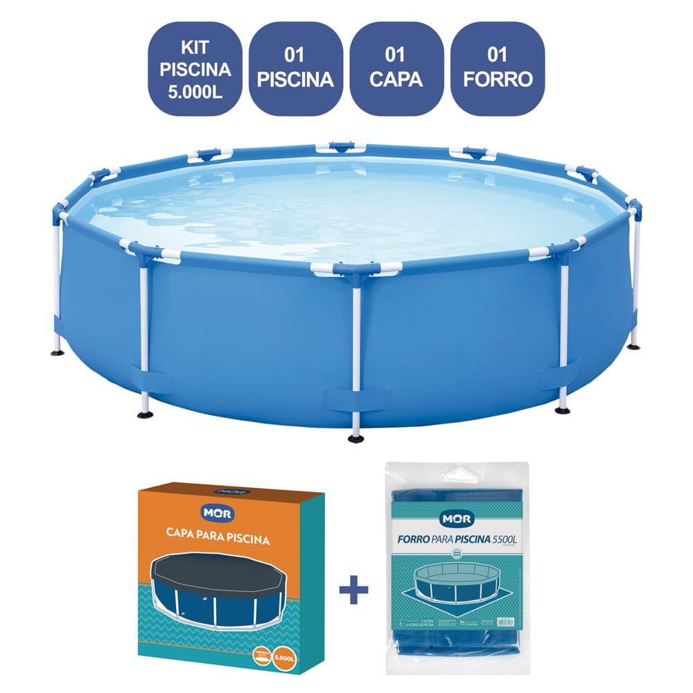 Kit Piscina Circular 5.000 L