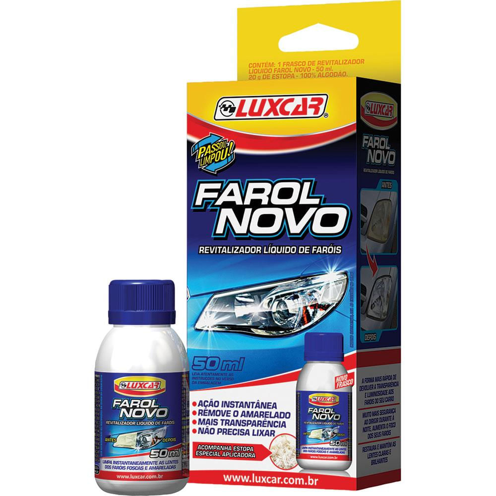 Revitalizador Líquido 50ml Farol Novo 4800 Luxcar