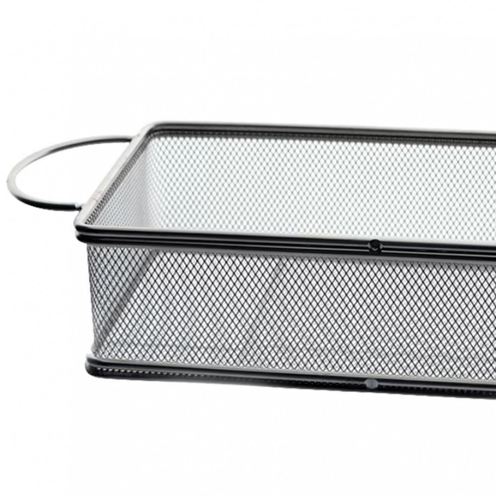 Cesta Retangular Dynasty Fry em Aço Inox Inox