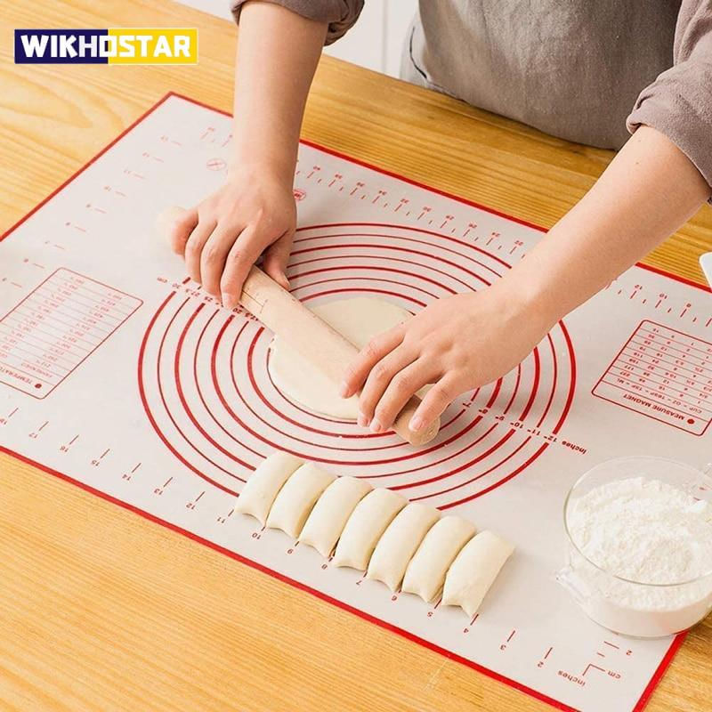 Tapete de Silicone para Assar - Utensílios de Cozinha para Pizza e Massas