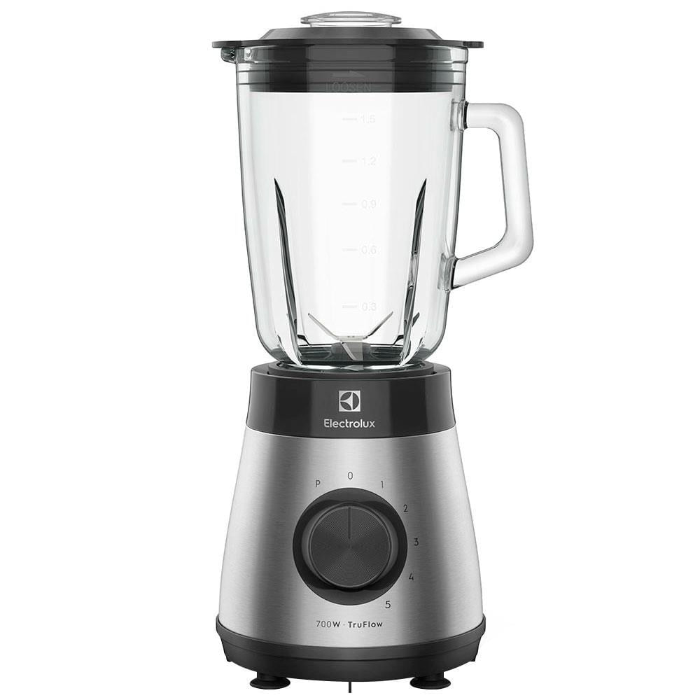 Liquidificador Electrolux EBS30 com Copo de Vidro 700W e 5 Velocidades Cinza com Preto / 110V