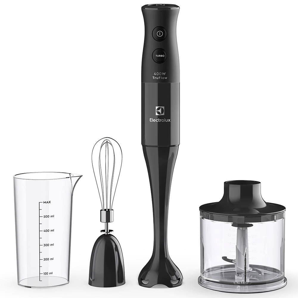 Mixer Electrolux 3 em 1 EIB10 com Copo e Batedor de Claras 400W Preto / 220V