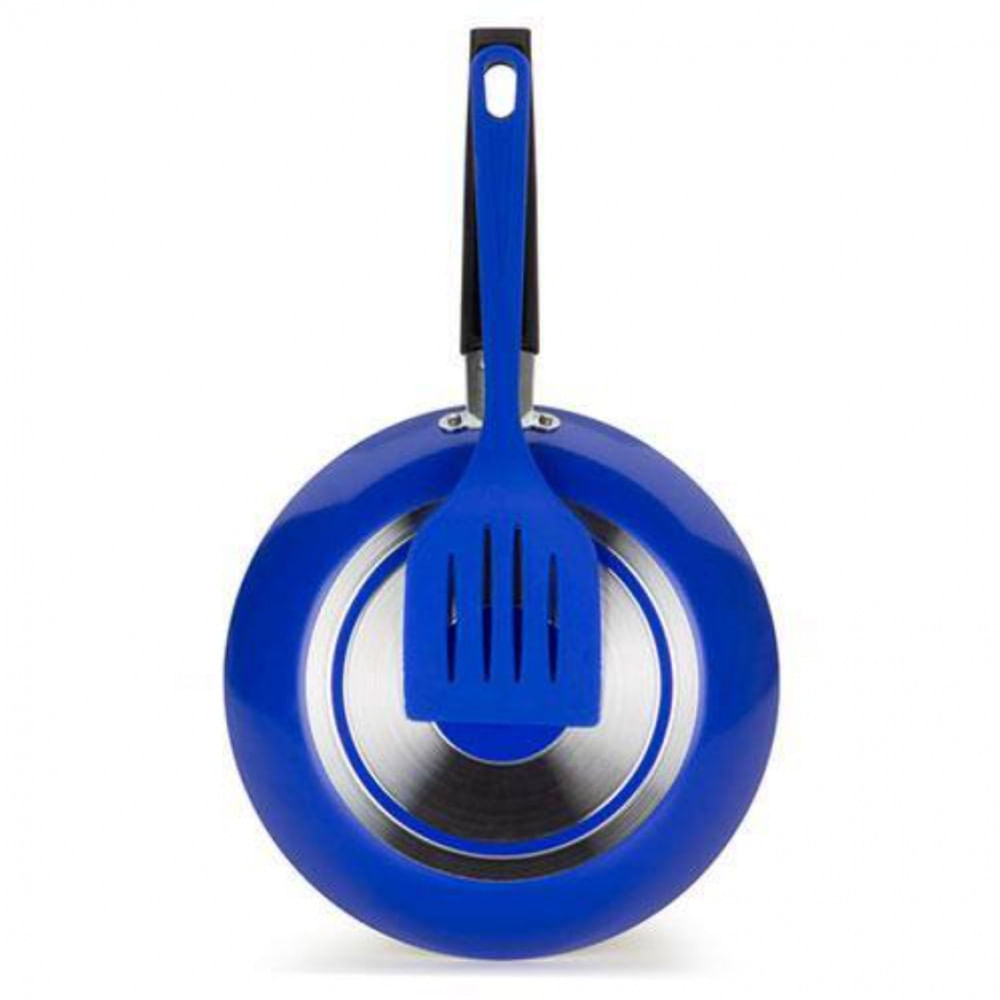 Frigideira Color Pop Multiflon com Espátula 22cm Azul