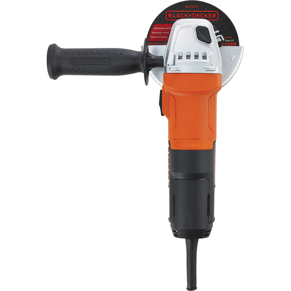 Esmerilhadeira Angular 4.5" 650W Black & Decker G650 com Empunhadura Auxiliar 127V 127v (110v)