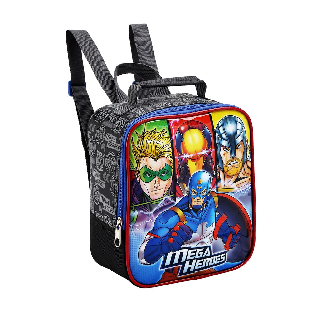 Lancheira Infantil Seanite Mega Heroes