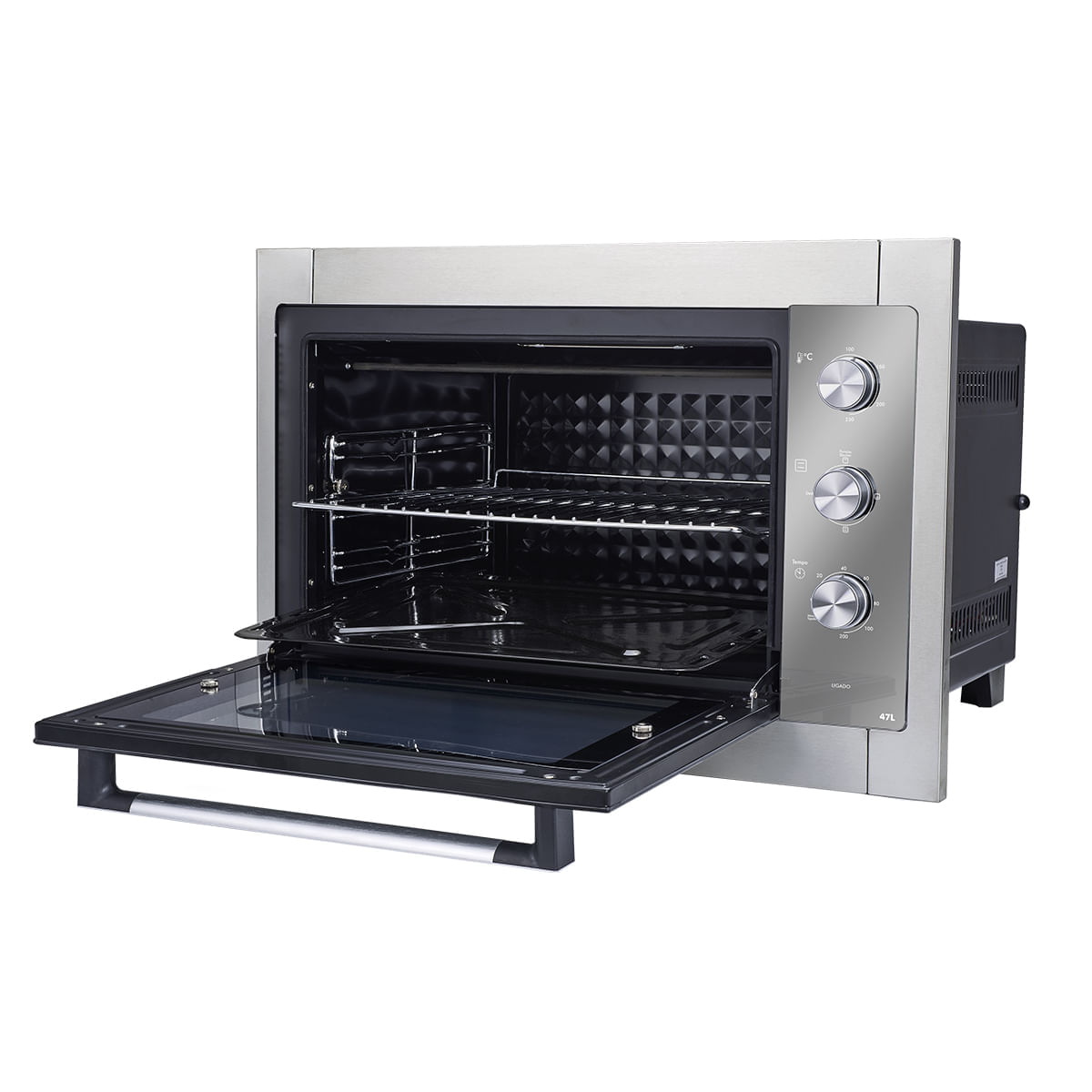 Forno Elétrico de Embutir Philco PFE47E Esmaltado Dupla Resistência 47L 127V