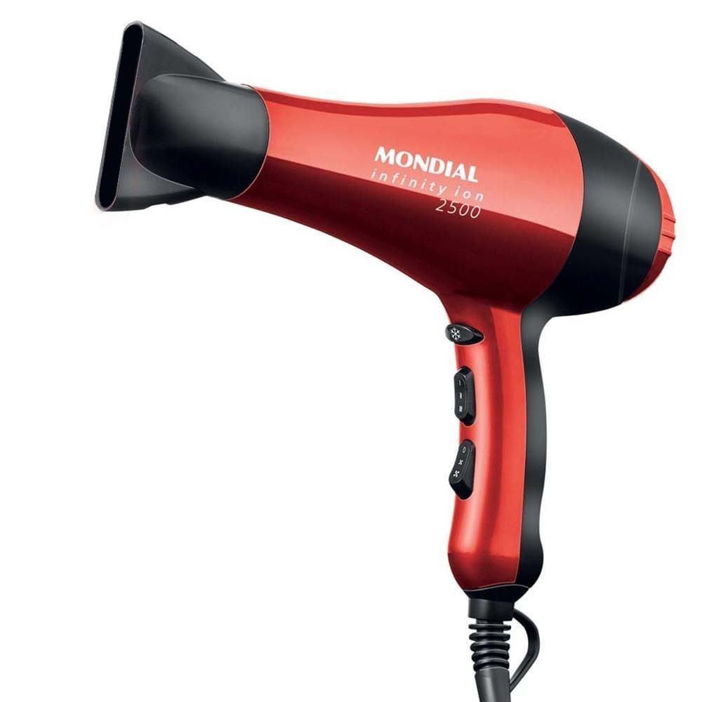 Secador de Cabelos Mondial Infinity 2500 SC-12 com Íon Tourmaline  1900W