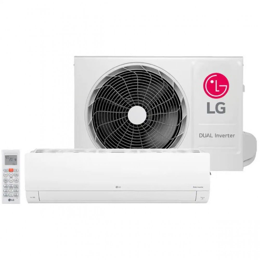 Ar-Condicionado Split LG Dual Inverter Voice S3-Q12JA31KFrio 12.000 BTUs - 220V