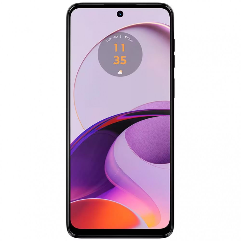 Smartphone Motorola Moto G14 LILAC 128GB 4GB RAM Tela 6.5 Câmera Traseira Dupla Áudio Dolby Atmos, Android 13 Violeta