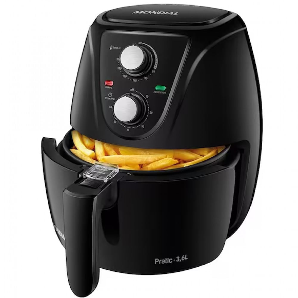 Fritadeira Elétrica Sem Óleo Air Fryer Mondial AF-36-FB 3,6L