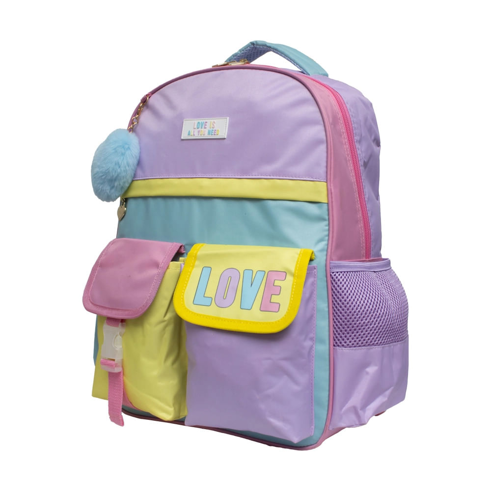 Mochila Infantil Yins Love Color 16" - Item Sortido