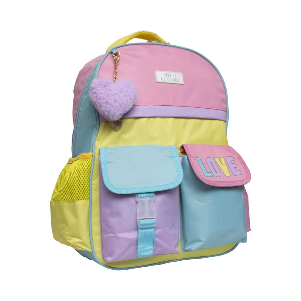 Mochila Infantil Yins Love Color 16" - Item Sortido