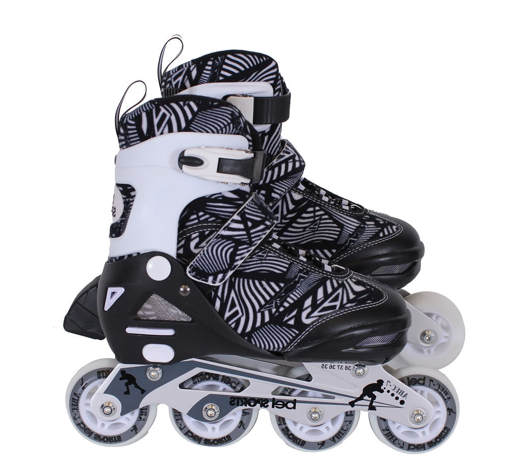 Patins Inline Special Black Edition P (29-32) Bel 29-32 / Prata, Preto