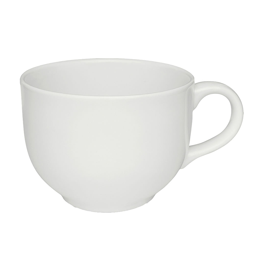 Caneca Jumbo Biona Donna Oxford Cerâmica Branca 740ml