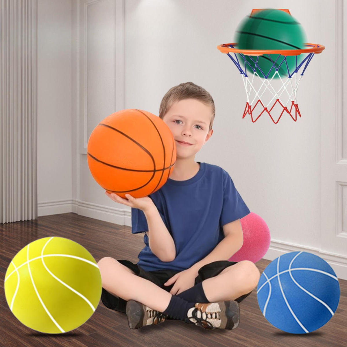 Bola de Basquete Silenciosa Infantil para Treinamento