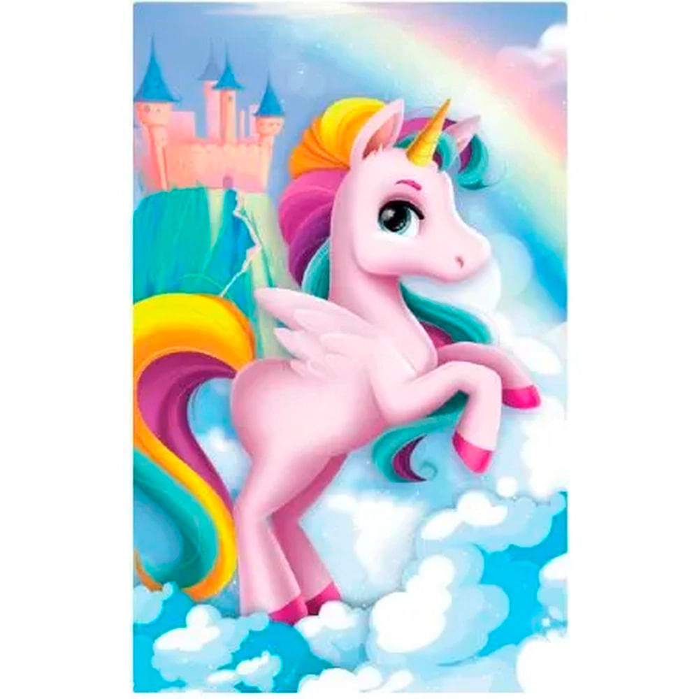 Quebra cabeça Unicornio Rainbow 150 peças Pais e Filhos