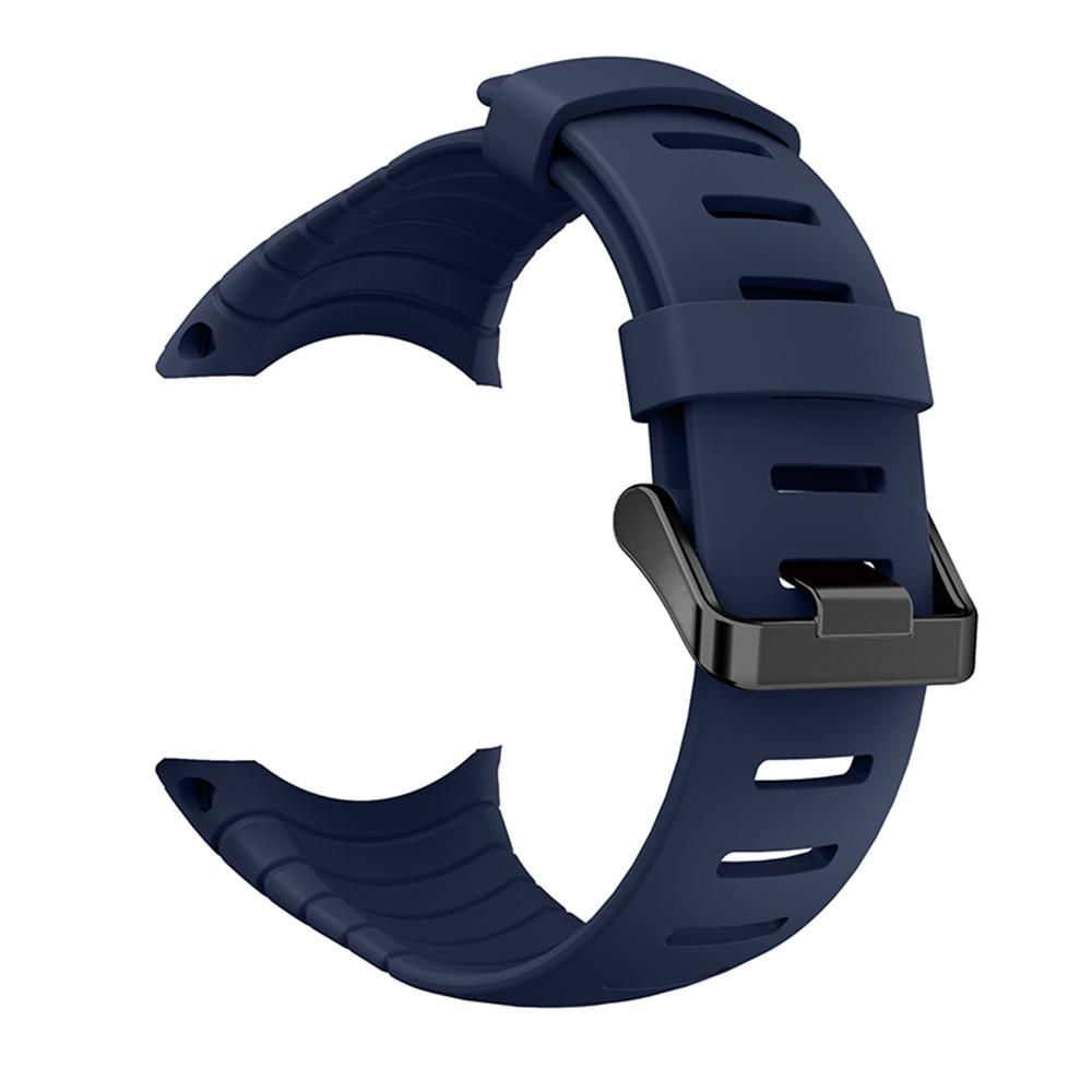 Pulseira de Silicone para Relógio Inteligente Suunto Core azul meia-noite