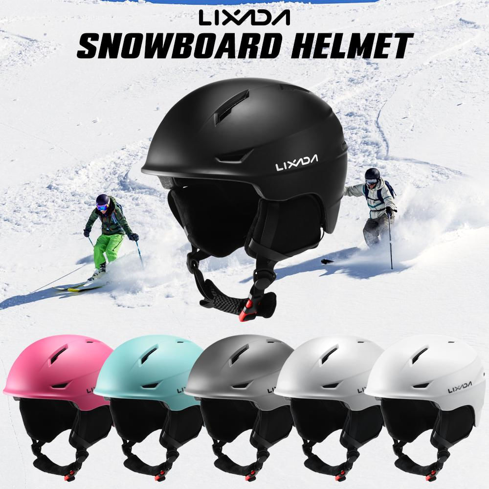 Capacete de Snowboard Lixada com Earmuffs Removíveis para Esqui