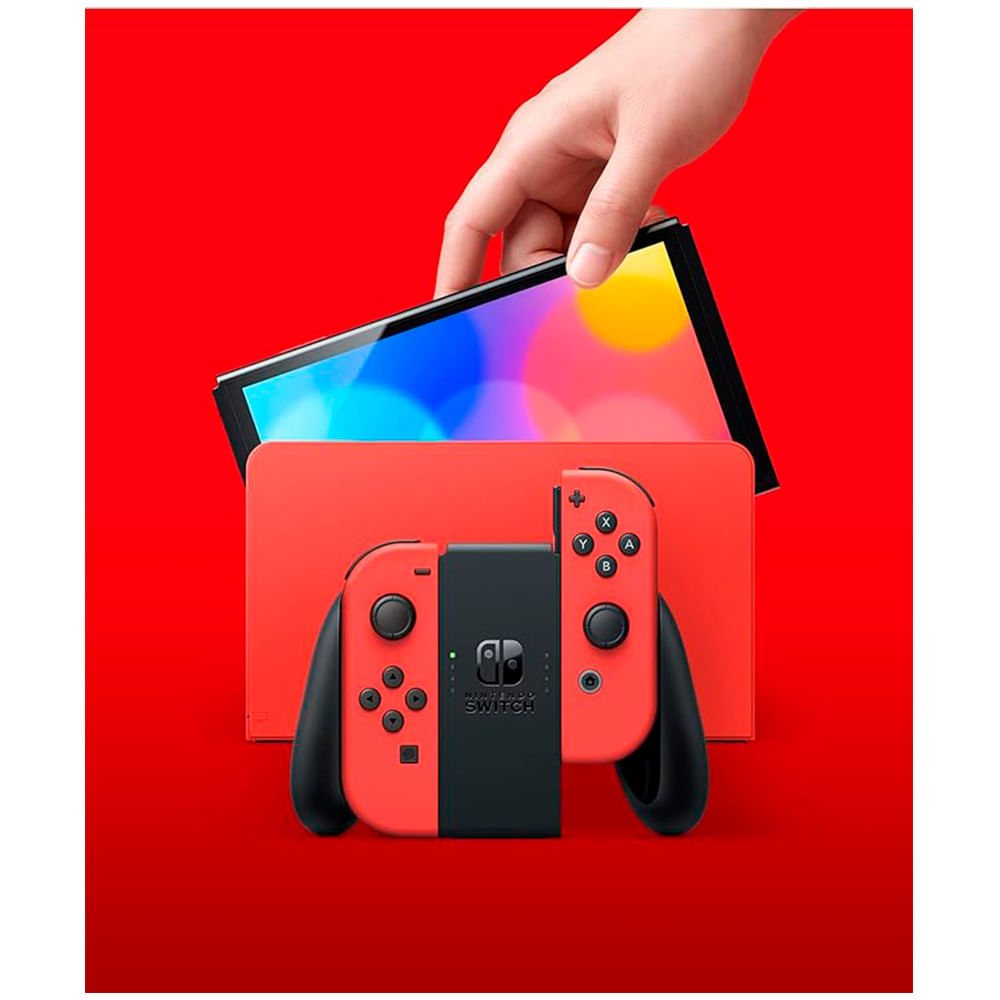 Consola Nintendo Switch OLED Vermelho (edição Mario)