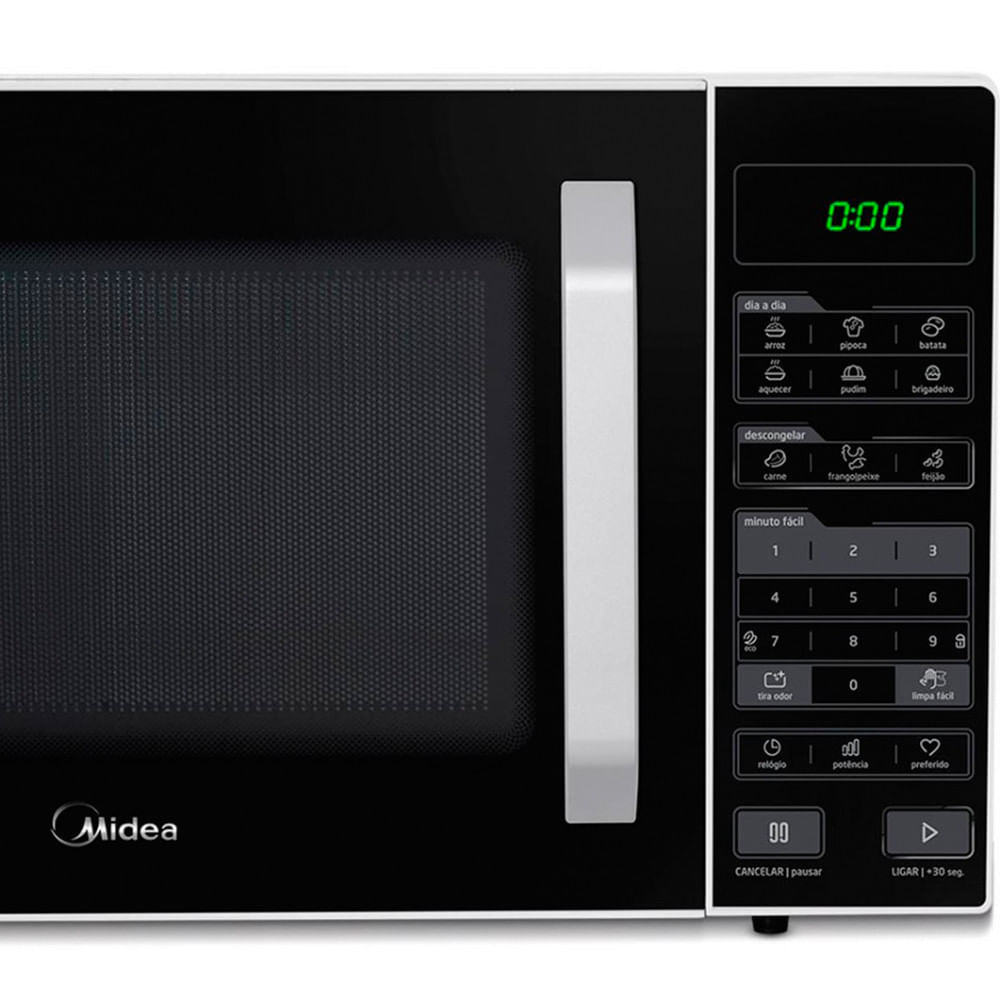 Forno Micro-ondas com Função Eco 35 Litros Midea Branco e Preto / 220V