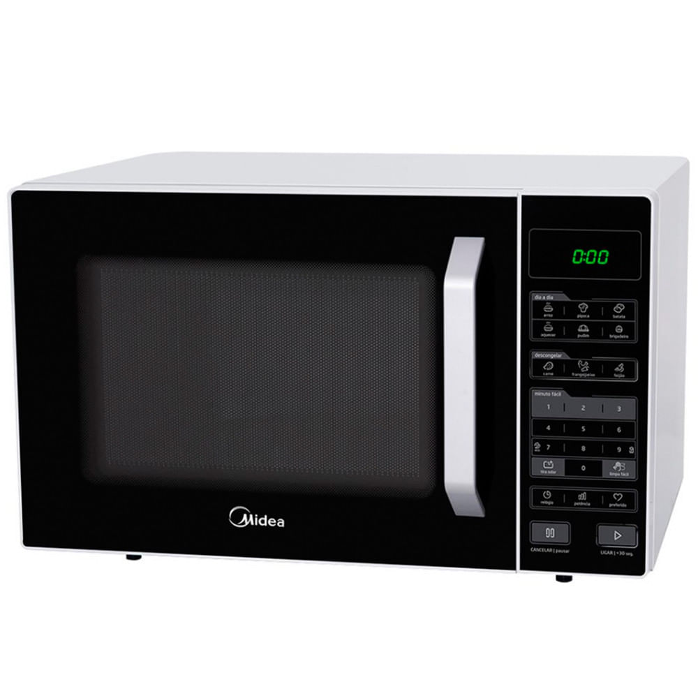 Forno Micro-ondas com Função Eco 35 Litros Midea Branco e Preto / 220V