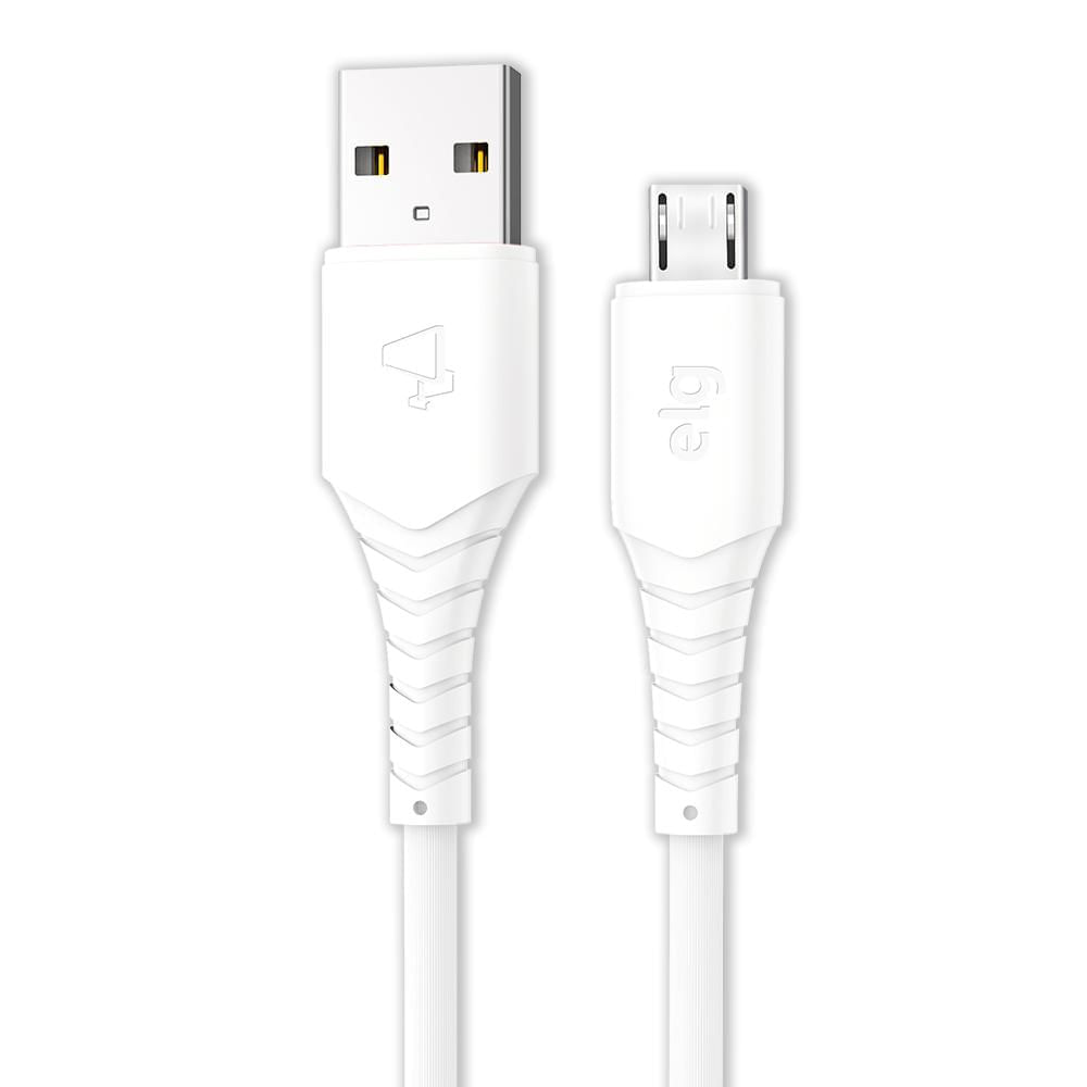 Cabo Micro USB M512W 1.2 Metros ELG Branco