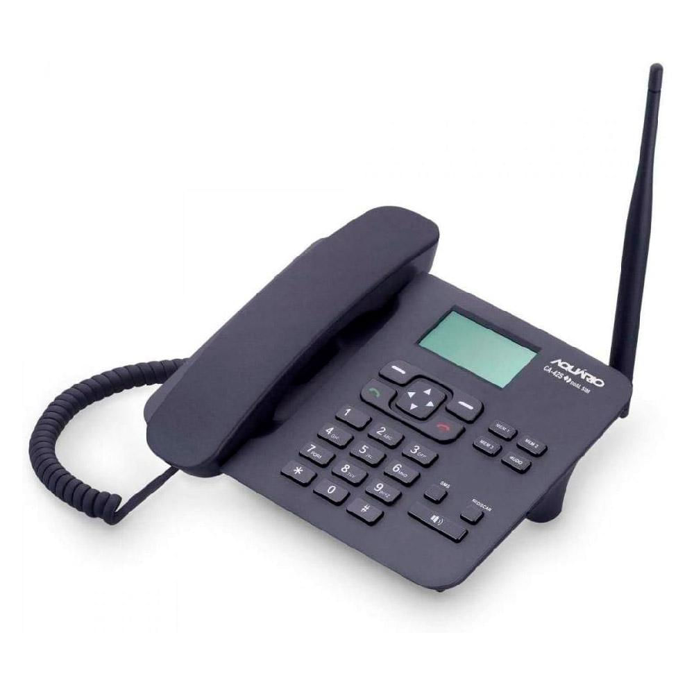 Telefone Celular Mesa CA-42S Dual Chip 3G Viva Voz Aquário Preto Preto