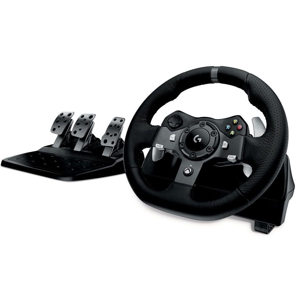 Volante Logitech G920 com pedal + Câmbio Driving Force Shifter para X-box -  Le biscuit