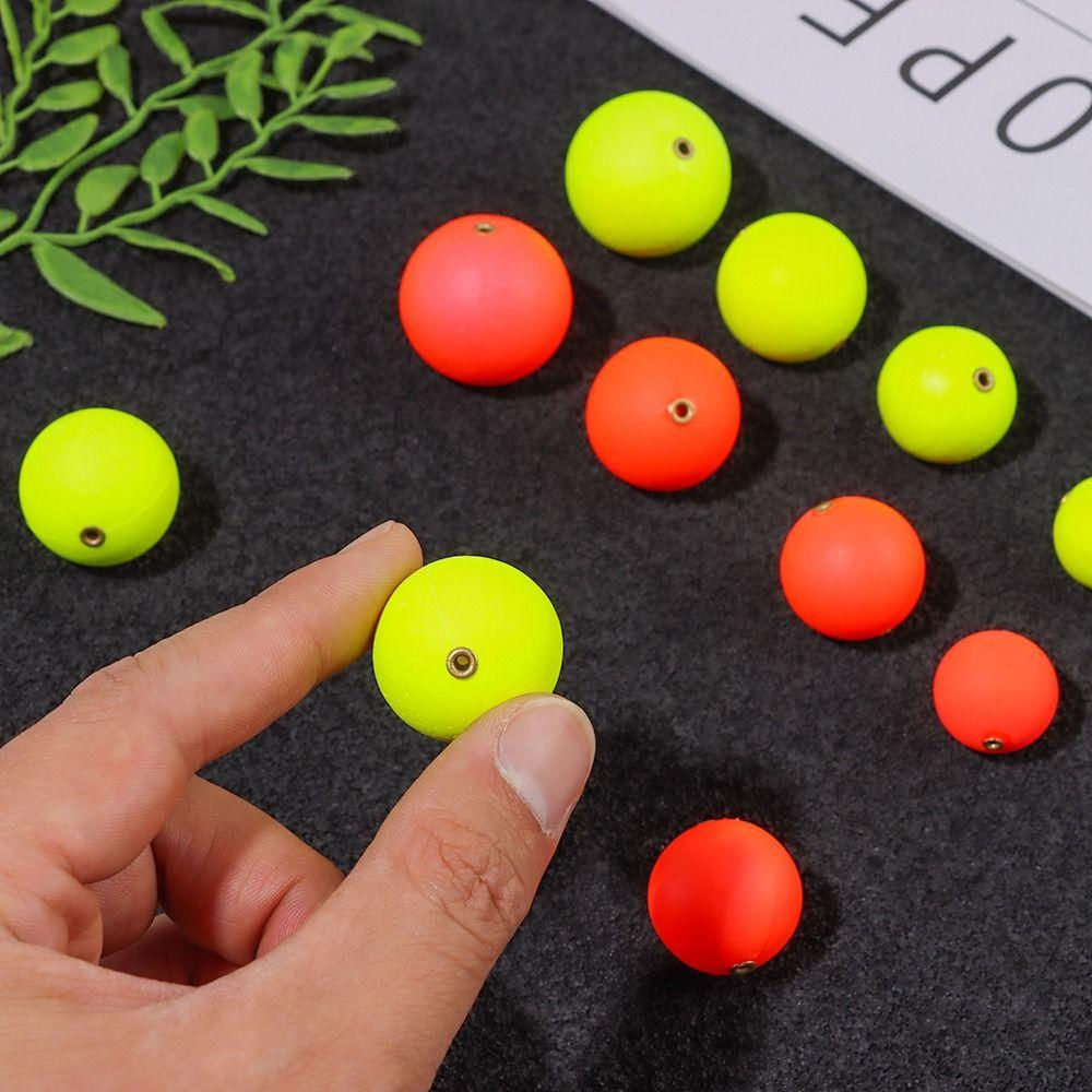 10PCS Bolas Flutuantes de Espuma 20mm-30mm para Pesca
