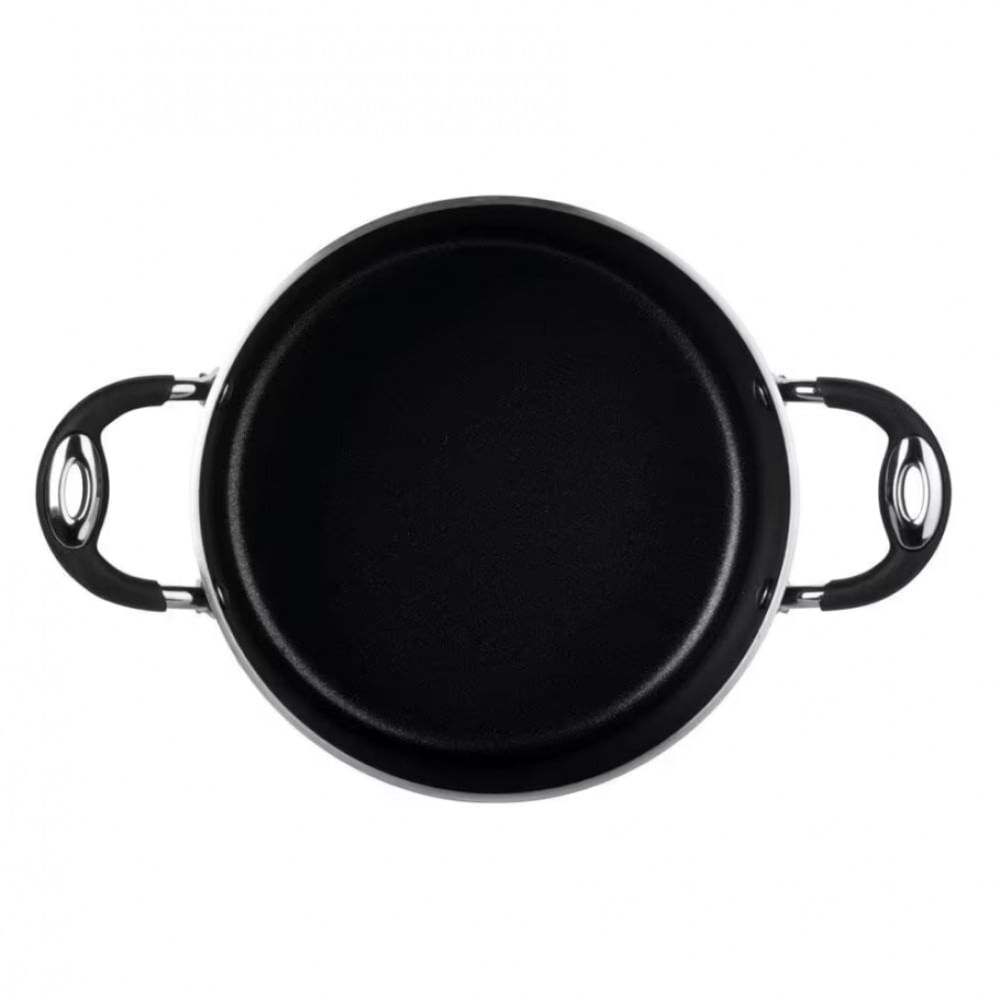 Caçarola Dom Multiflon com Antiaderente de Alumínio - 22cm Preto