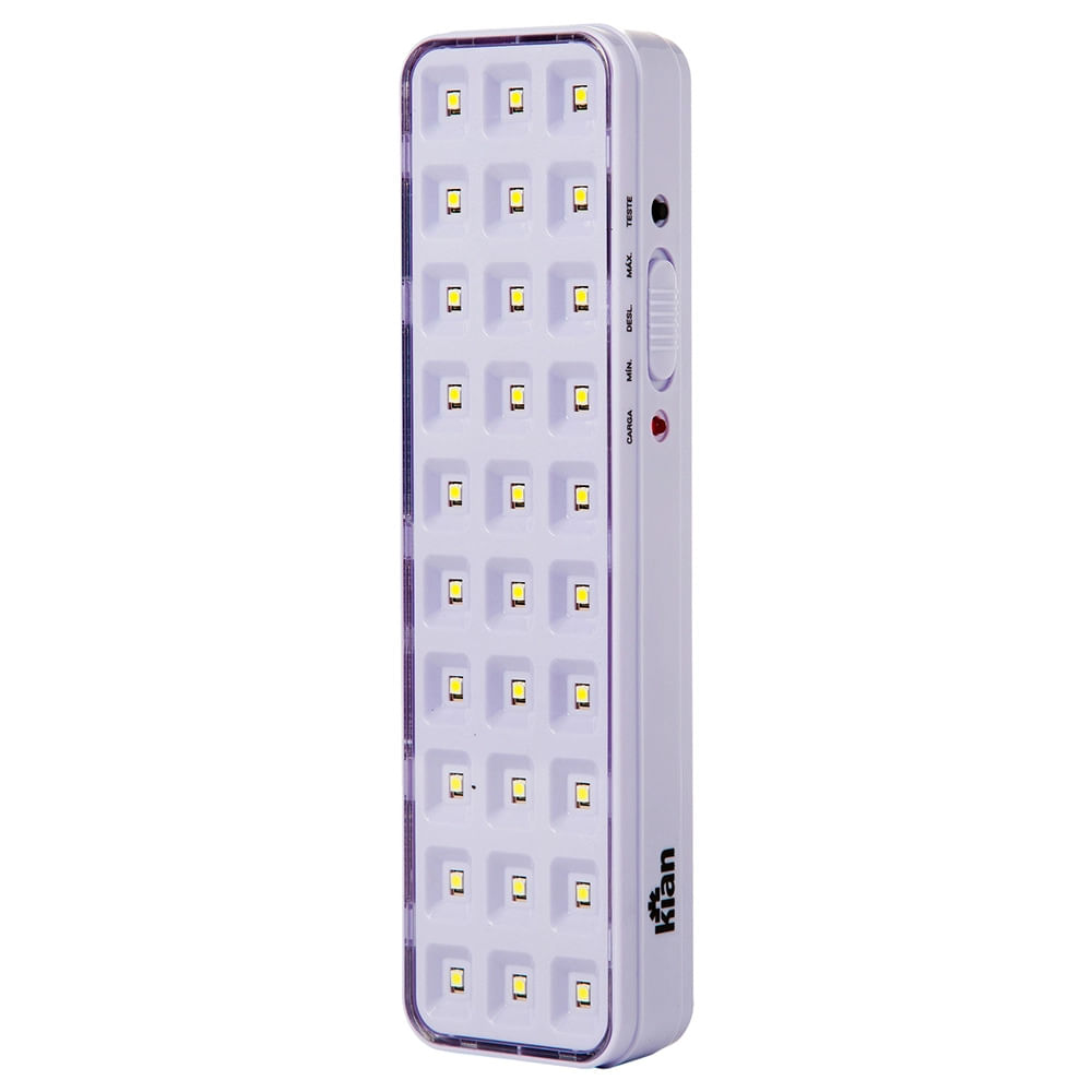 Luminária de Emergência Portátil Kian KS30 com 30 Leds Bivolt