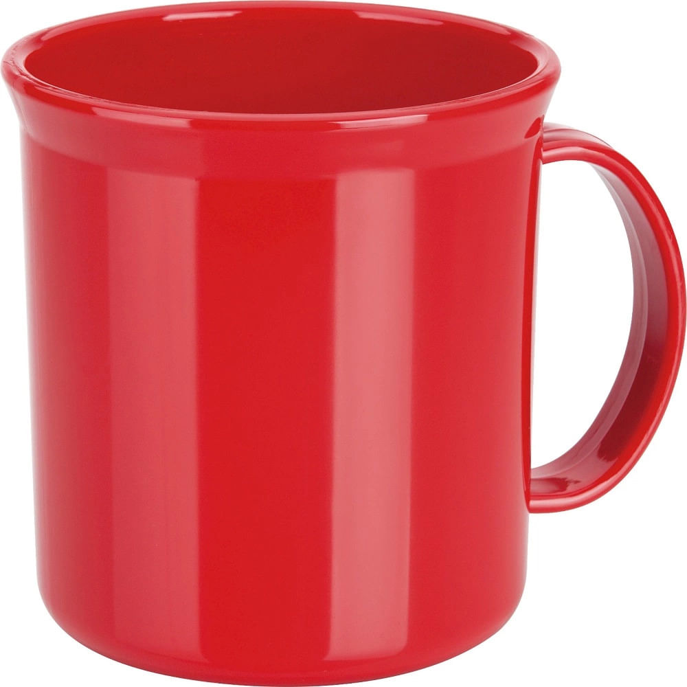 Caneca Plástica Escolar Ou Vermelha 350ml